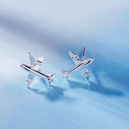 Tiny Airplane Stud Earrings Cute Aircraft Frog Fox Giraffe Earrings for Women Men Girls