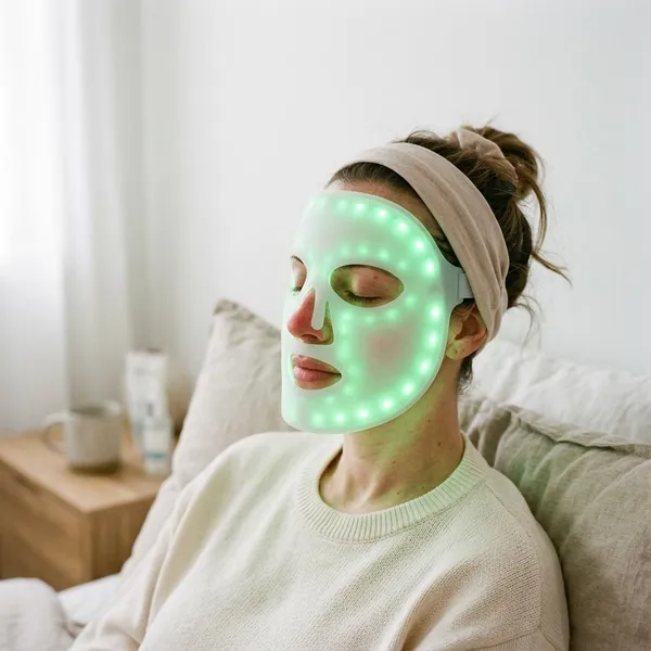 green led face mask benefits