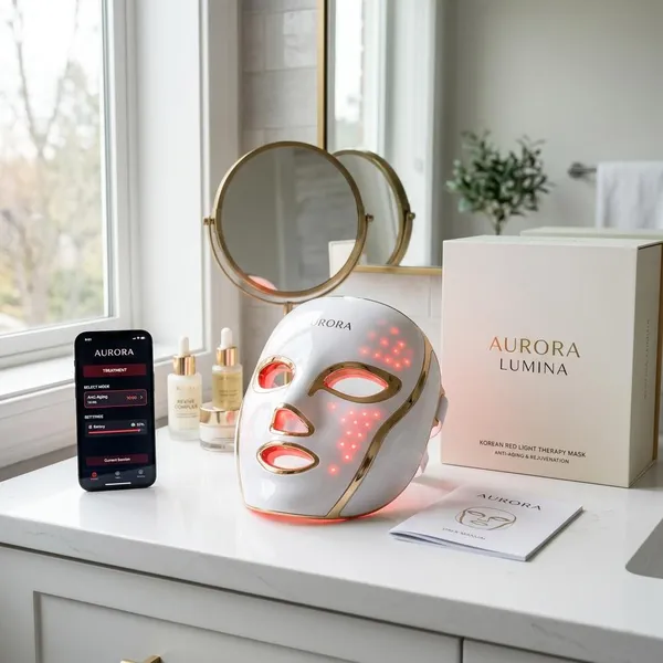 What can Korean LED face masks help with?