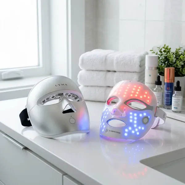 laser face mask vs led