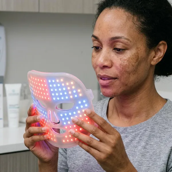 led face mask for hyperpigmentation