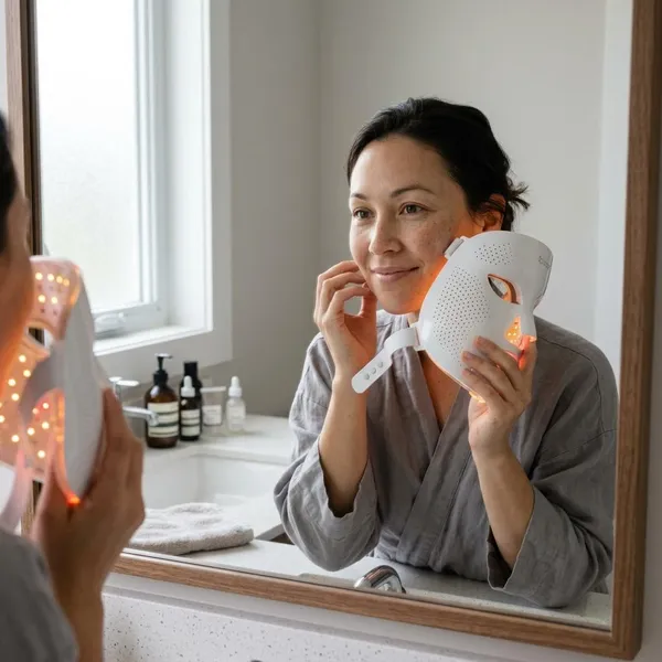 How to use an LED mask on pigment-prone skin