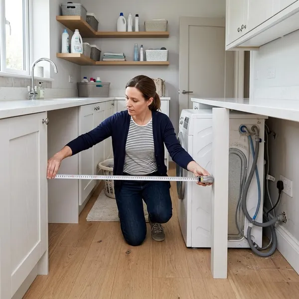 Espacio necesario para instalar una lavadora