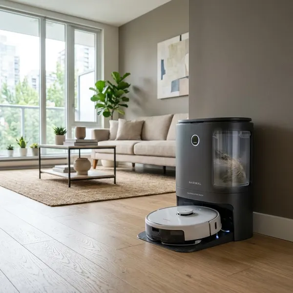 mejor robot aspirador y fregasuelos con base de autovaciado