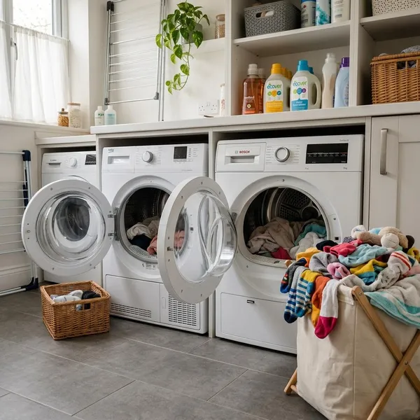 Capacidad de secadora según el hogar