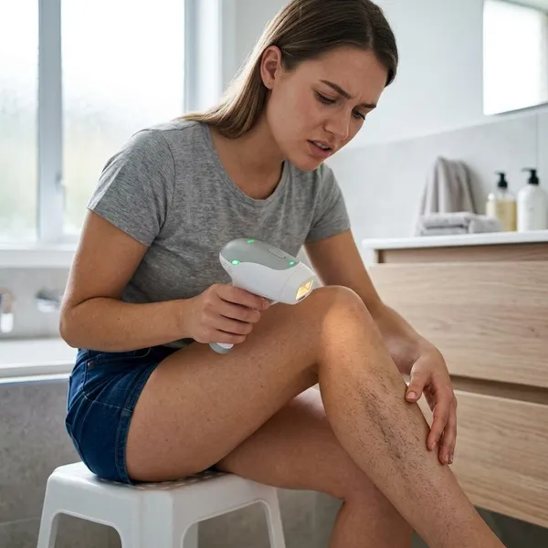why is my at home laser hair removal not working